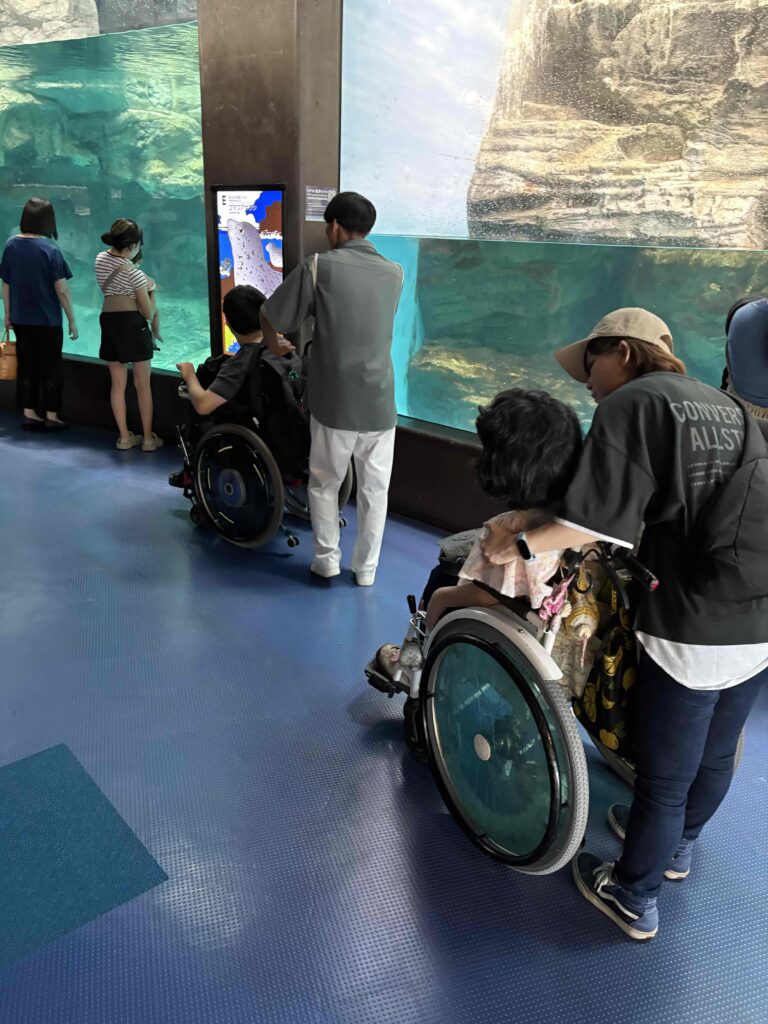 令和7年8月30日（土）8月31日（日）療育キャンプ報告　茨城県大洗水族館